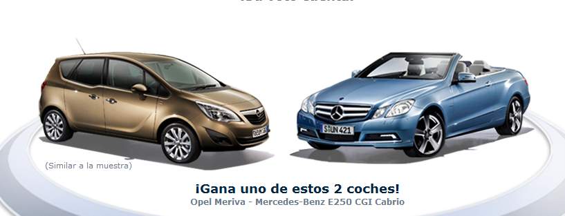 Estos son los dos coches que se sortean