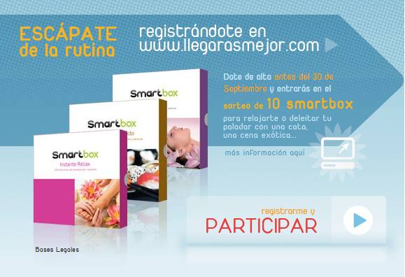 Sorteo SmartBox de Llegaras mejor