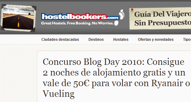 Sorteo Hostel Bookers