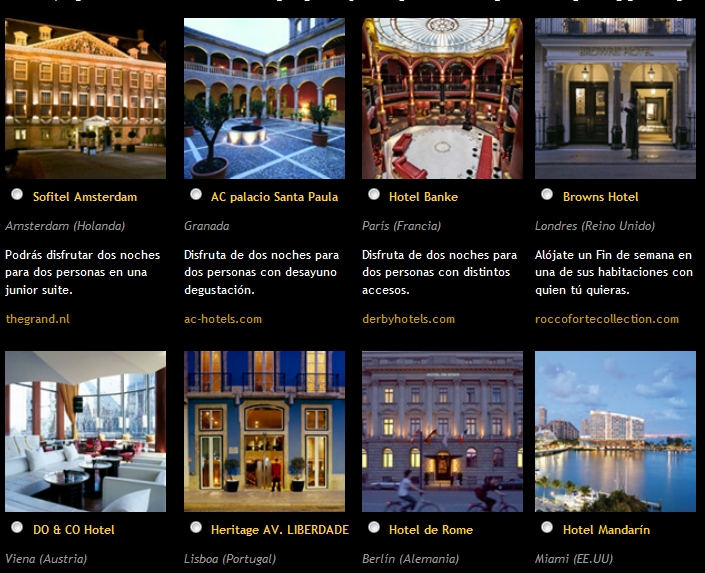 Sorteo de estancias Telva VIP