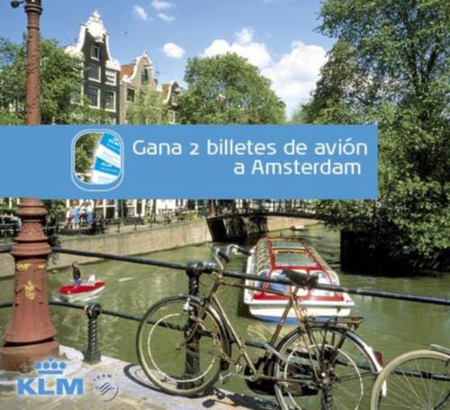 Sorteo Gratis de KLM Amsterdam