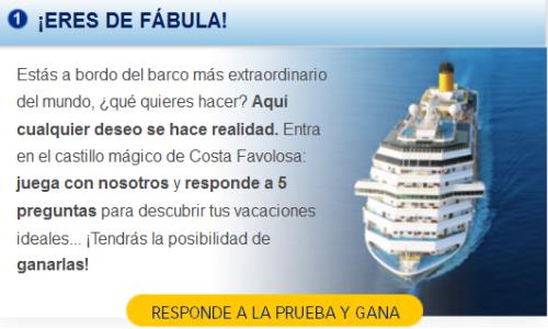 Sorteo de viaje en Crucero