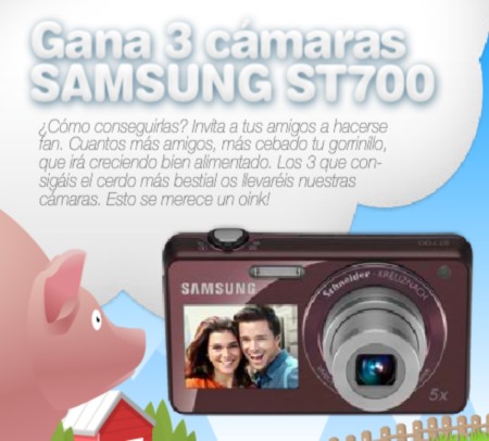 Sorteo de camaras Samsung