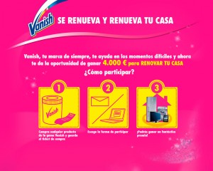 sorteo dinero promoción vanish
