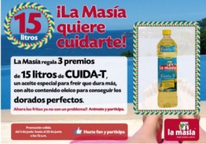 sorteo de aceite la masia promociones alimentacion