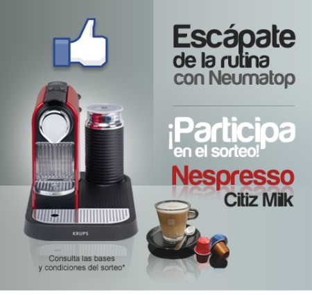 Sorteo de Cafetera Nespresso