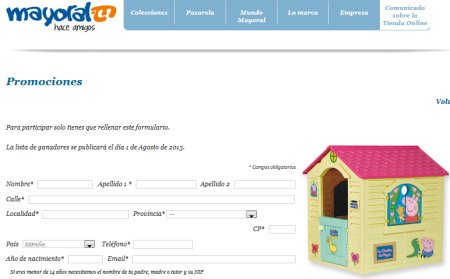 Gana casitas para niños con Mayoral