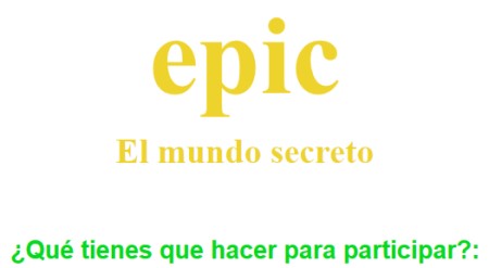 Sorteo EPIC