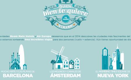 Sorteo de viajes de Room Hoteles