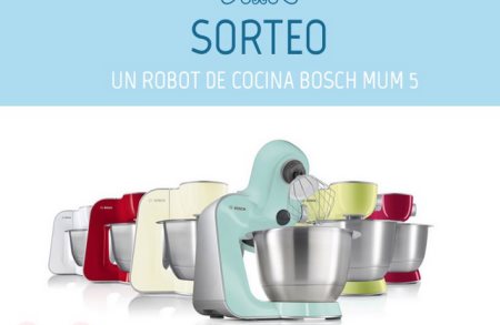 Sorteo Gratis de robot de cocina Bosch